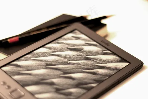 Kindle，铅笔，阅读，书籍，电子书，Eink