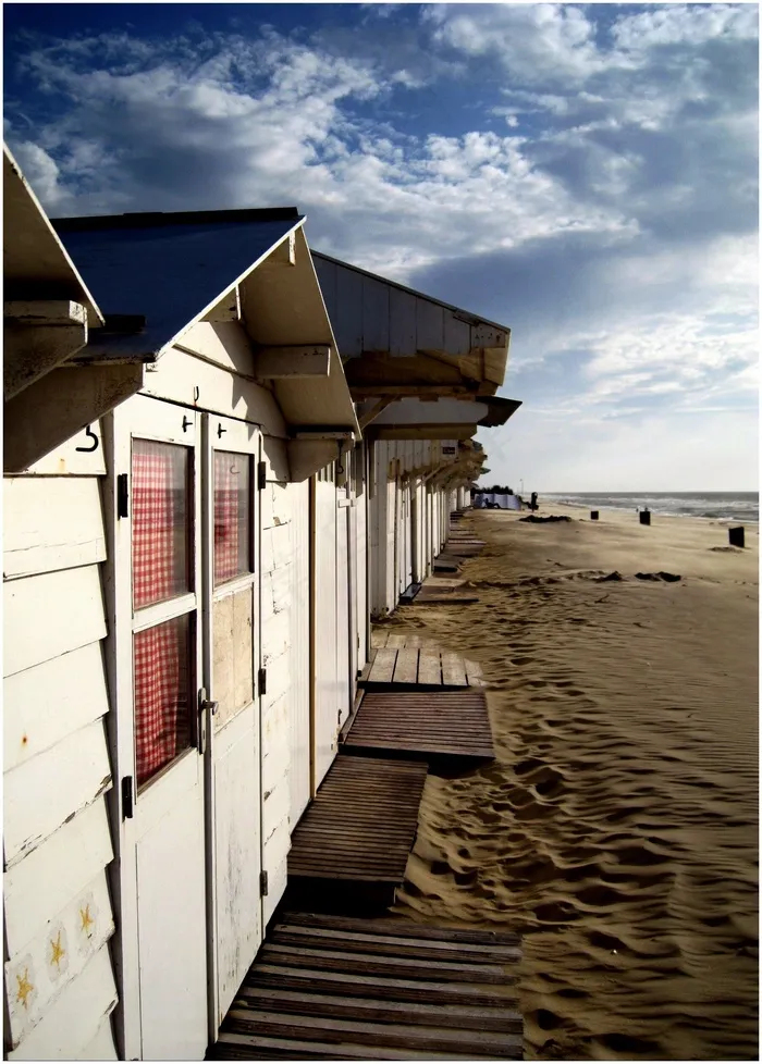 海滩，沙，海，假期，海滩小屋，船屋，天空