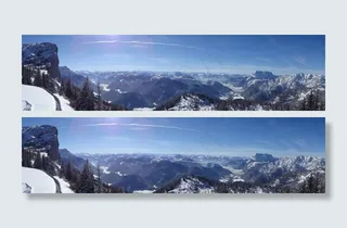 高山，奥地利，Steinplatte，滑雪场，全景