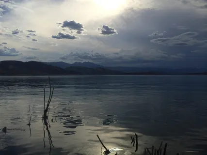 亚利桑那州罗斯福湖,日落,湖,风景 亚利桑那州罗斯福湖,日落,湖,风景