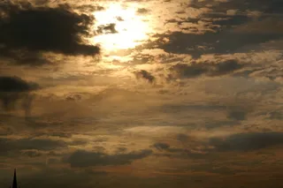 日落，光线，晚上，暮光之城，乌云