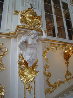 浅浮雕，阶梯，俄罗斯圣彼得堡，冬宫