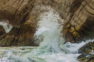 礁石，岩石，波，海洋，海景