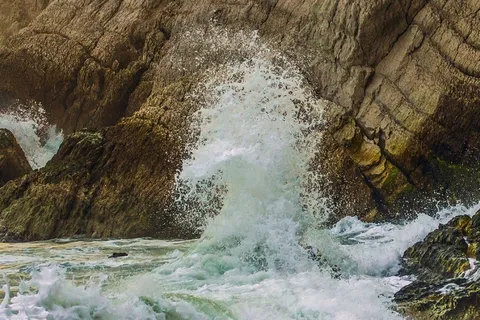 礁石,岩石,波,海洋,海景 礁石,岩石,波,海洋,海景