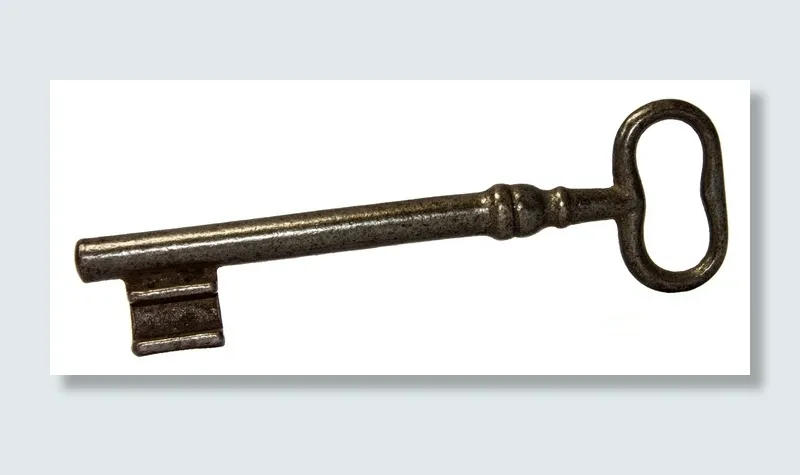 关键，老，关闭，生锈，铁，金属，金属