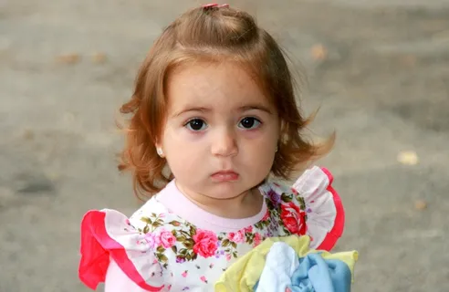 儿童，女孩，肖像，眼睛，无罪，模特，悲伤