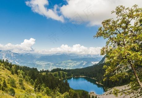 湖泊,山峦,江河,天空,树,erikharstrom-various-0008