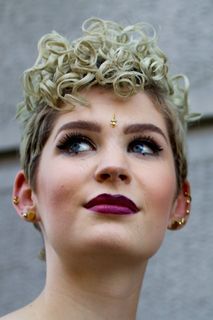 人的，女人，肖像，融化了，克劳斯哈尔