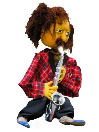 木偶，娃娃，明星，无花果，木偶剧院，音乐