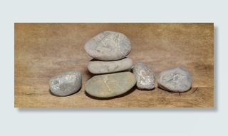 木地板，石头，坚硬，一个在另一个之上