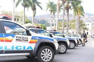 Entrega viaturasPolíciaMilitar de Nova Lima