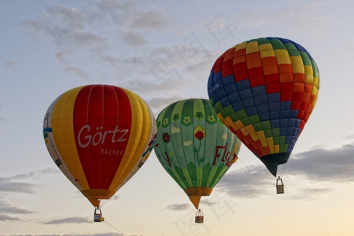Heissluftballon，飞，气球