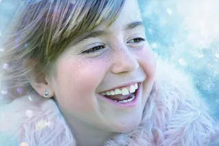 人，人的，女性，女孩，脸，笑，性格开朗