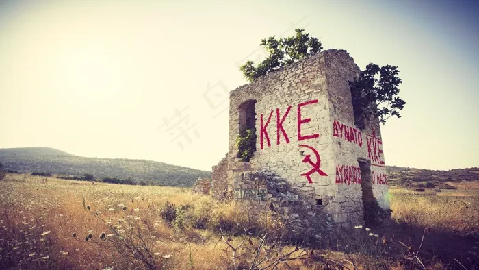 希腊，景观，旅行，希腊，自然，旅游