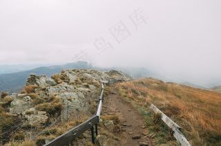 路径，小山，自然，景观，天空，户外，夏天