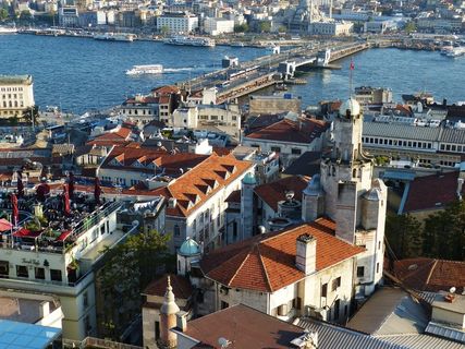 伊斯坦布尔，土耳其，博斯普鲁斯海峡，海，展望，视图