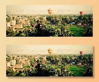 热汽球,热气球,降落伞,草原,气球,夏季手掌运输热气球