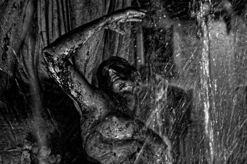 喷泉，锡拉库扎，女人，雕塑，女性气质