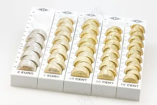 钱，硬币，欧元，货币，硬币，金属