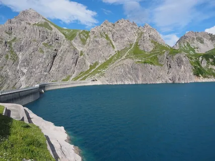 Luenersee,大坝,Schafgafall,水,蓝色,布兰德纳塔尔 Luenersee,大坝,Schafgafall,水,蓝色,布兰德纳塔尔