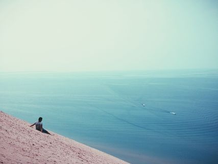 海岸，明亮，宁静，海洋，大海，自然，天空