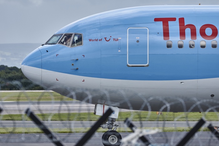 飞机，曼彻斯特，喷射，飞，飞机，运输