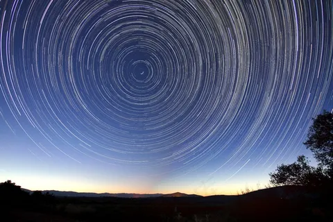 星迹,夜晚,长时间曝光,星光,空间 星迹,夜晚,长时间曝光,星光,空间