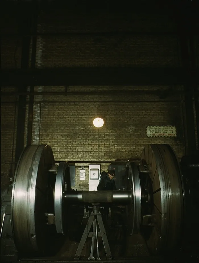 机车，维修，车轮，磨损，翻新