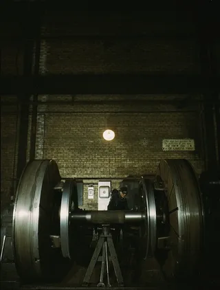 机车，维修，车轮，磨损，翻新