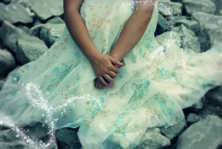 童话，连衣裙，手，女孩，公主，神奇，可爱