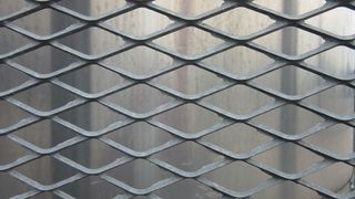 网格，金属，绘制，钢网格，定期，图案