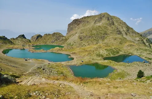 湖泊,山,徒步旅行,阿尔卑斯山,法国,景观 湖泊,山,徒步旅行,阿尔卑斯山,法国,景观