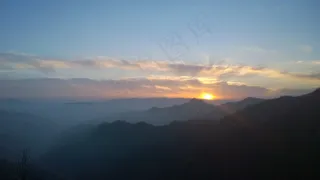 自然，风景，日落