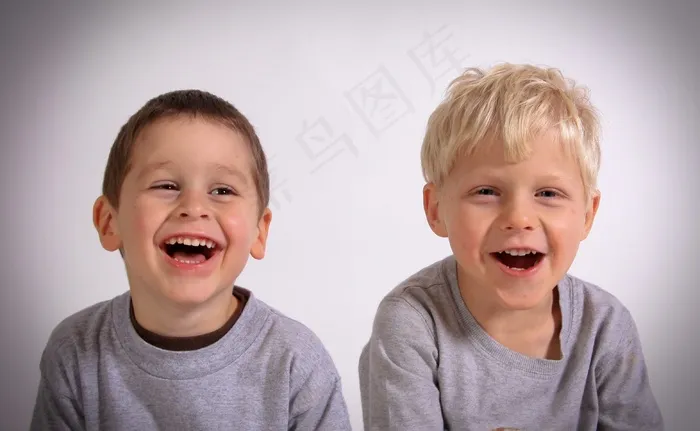 男孩，孩子，孩子，两个，对，兄弟姐妹，兄弟