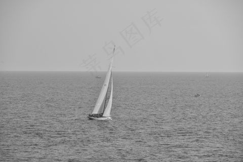 帆船,海洋,轮船,电线,地板砖,海黑白海洋船