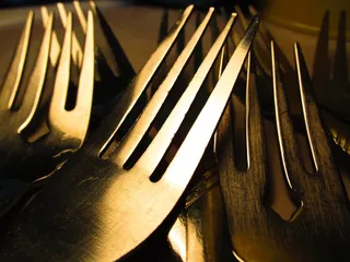 叉，银器，餐具，烹饪，厨房，用餐