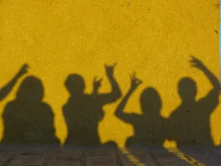 影子，皮影戏，西班牙裔，人类，光明，个人