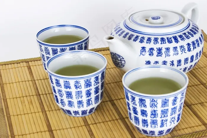 传统，绿色，茶，制造商，釉面，亚洲，健康
