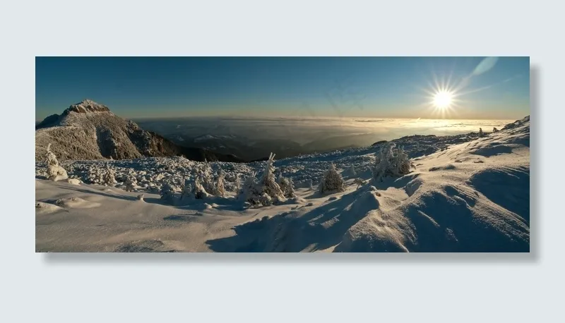 冬季，山，雪，冷，白，弗罗斯特，冻结