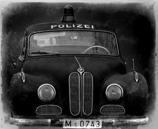 警车，老朋友，电影车，Isar12，汽车，老