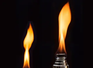 灯，火焰，黄色，房间芬芳，空气改善