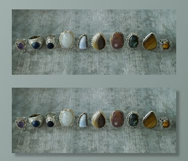 宝石，戒指，宝石，石头，珠宝，很多，一堆