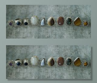 宝石，戒指，宝石，石头，珠宝，很多，一堆