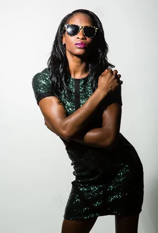 模型，构成，黑色，年轻，女子，女孩，女性