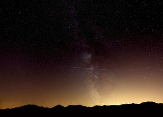 星星，银河，夜晚，夏天，天空