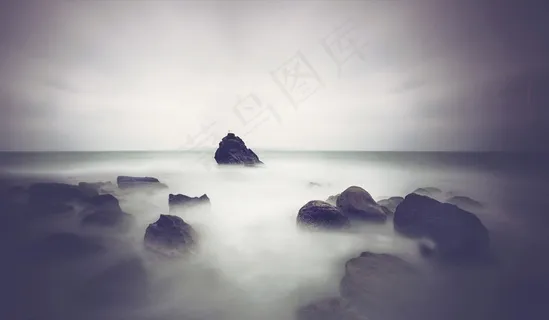 运动，岩石，水，海洋，自然，景观