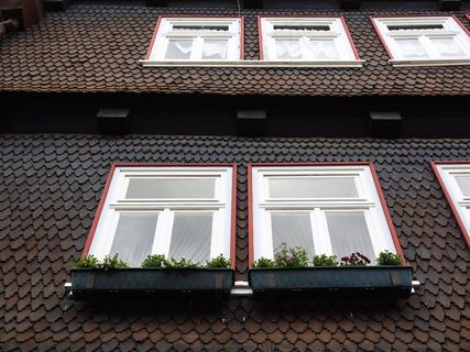 瓦，木瓦，外墙立面，房屋，度假