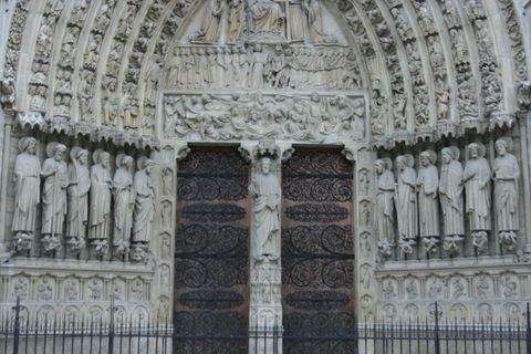 巴黎圣母院，大教堂，建筑，教堂，法国