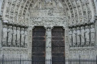 巴黎圣母院，大教堂，建筑，教堂，法国