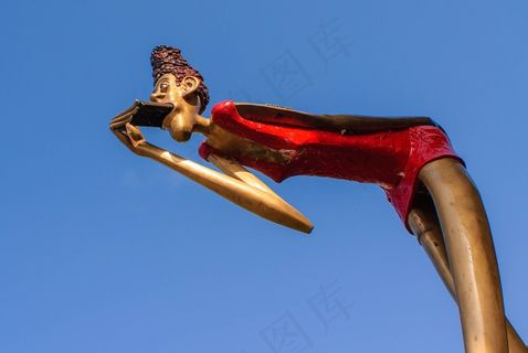 无花果，雕塑，女人，图稿，塑料，巧克力